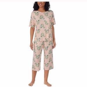 NWT Mickey Mouse Character Ladies' Capri 2-piece Pajama